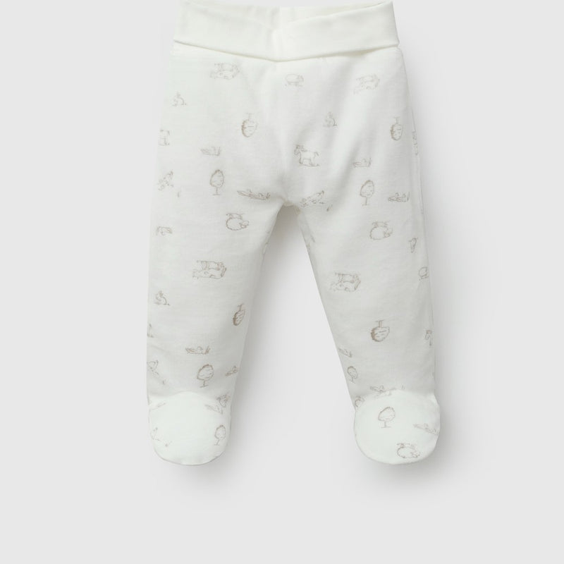 Conjunto farm plush niño crema RN a 6-9M