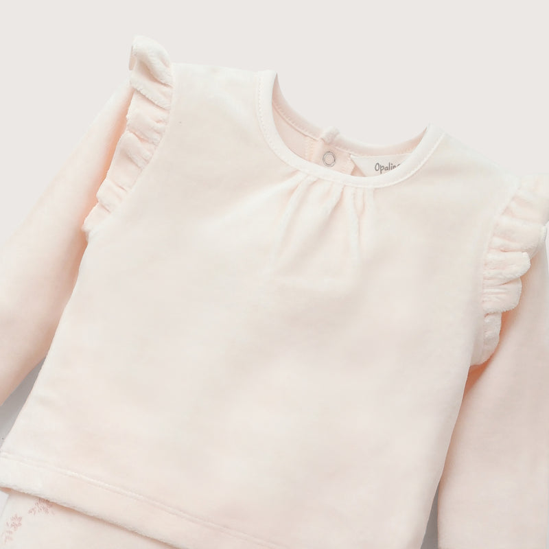 Conjunto Floreado Rosado Bebé Niña