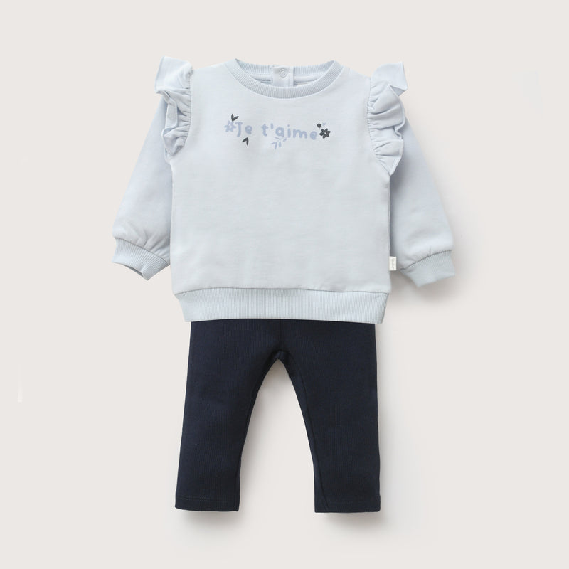 Conjunto Celeste Bebé Niña