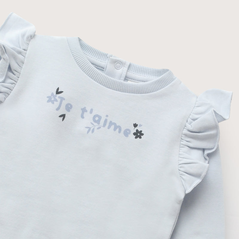 Conjunto Celeste Bebé Niña