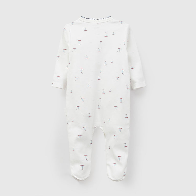 Oso velero algodón niño crema RN a 6-9M
