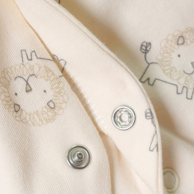 Oso león algodón niño beige RN a 6-9M