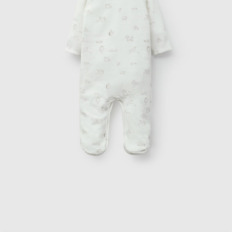 Oso plush niño crema RN a 6-9M