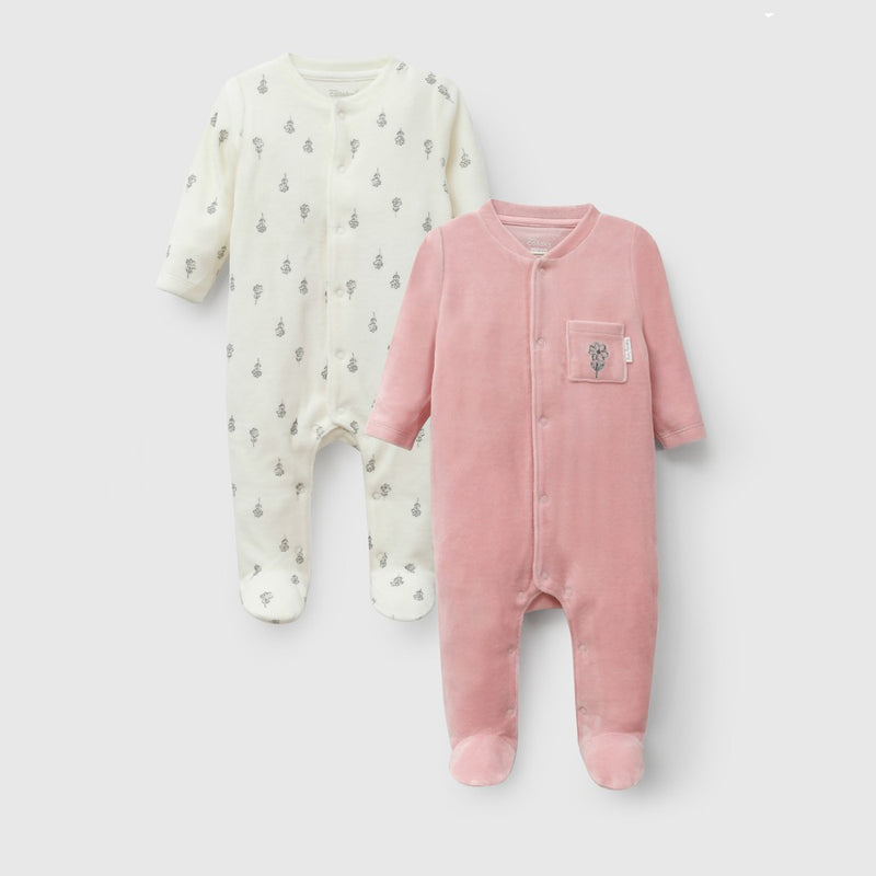 Oso plush niña rosa viejo RN a 6-9M