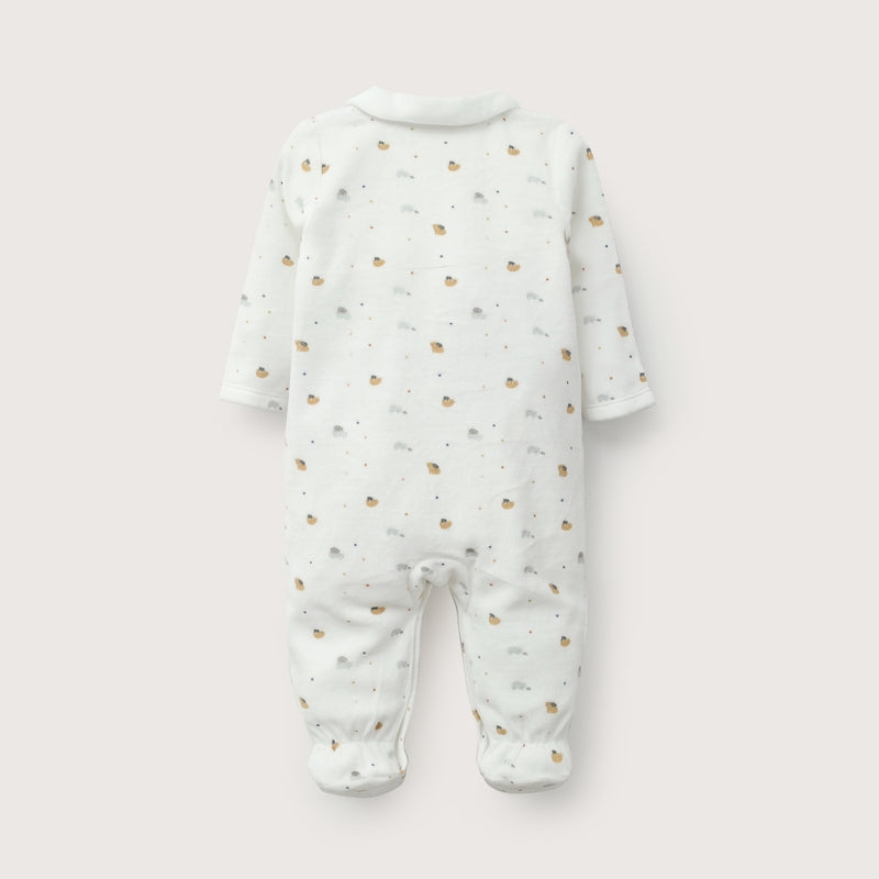 Osito Estampado Blanco Bebé Niño
