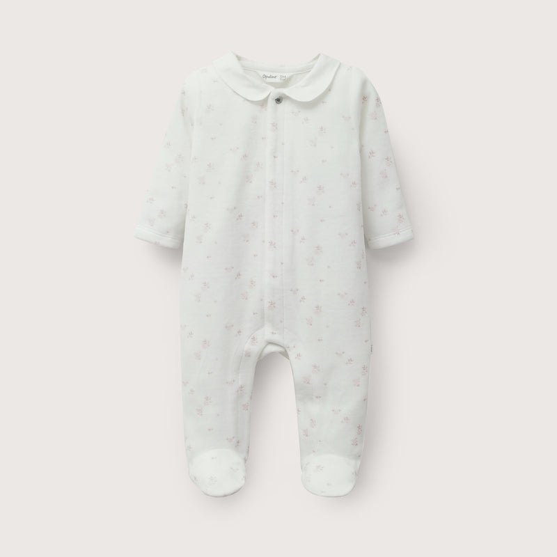 Osito Estampado Blanco Bebé Niña