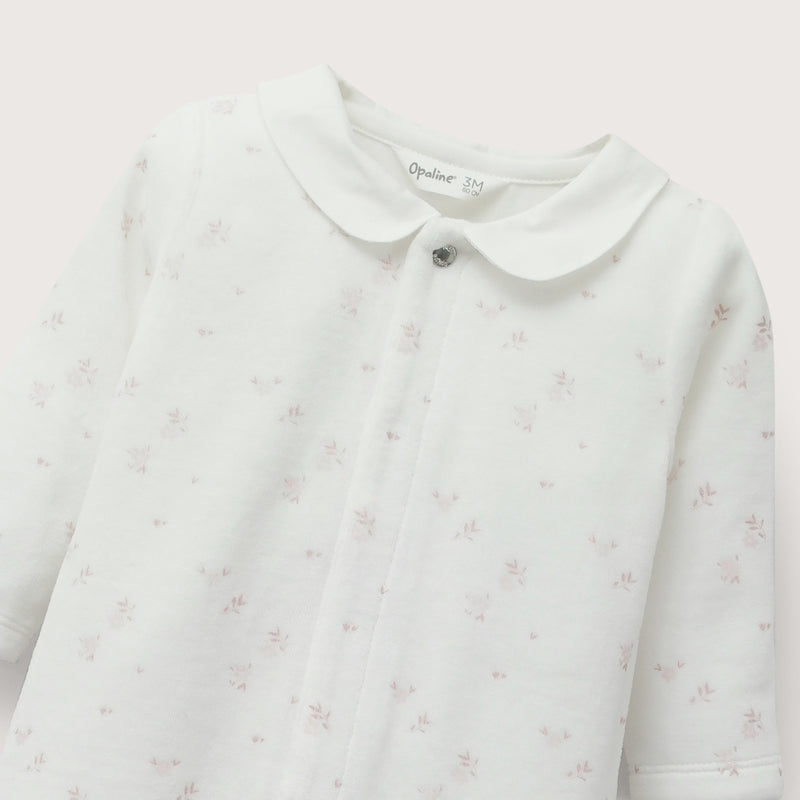 Osito Estampado Blanco Bebé Niña