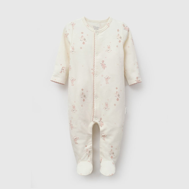 Oso polycotton niña crema RN a 6-9M