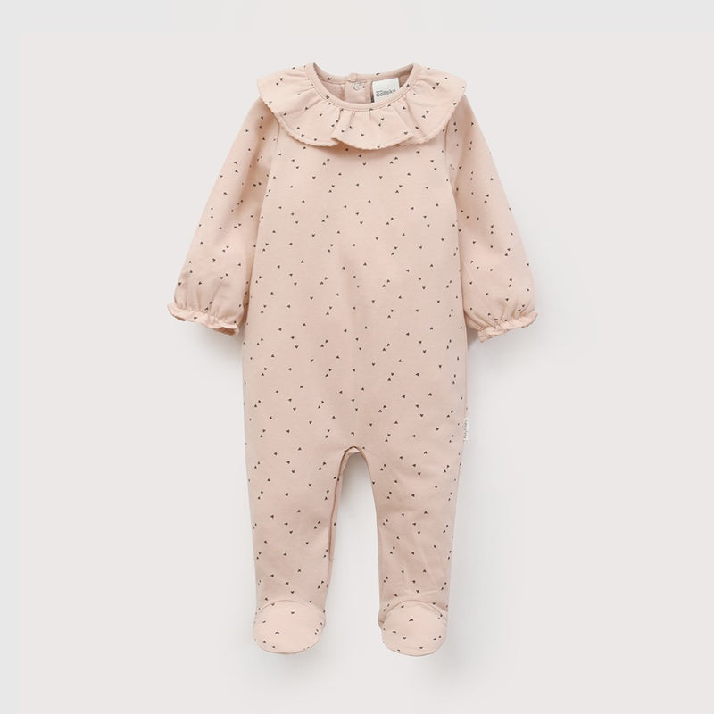 Oso polycotton niña rosado RN a 6-9M