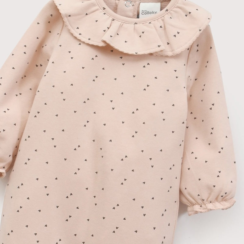 Oso polycotton niña rosado RN a 6-9M
