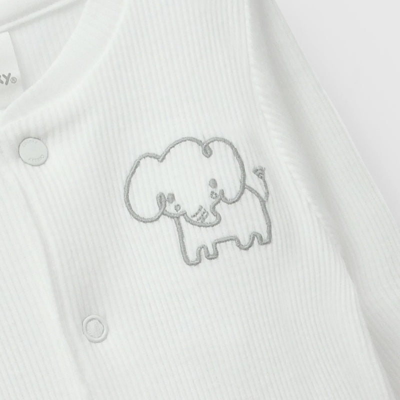 Oso rib unisex blanco RN a 6-9M