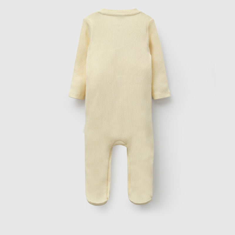 Oso rib unisex amarillo RN a 6-9M