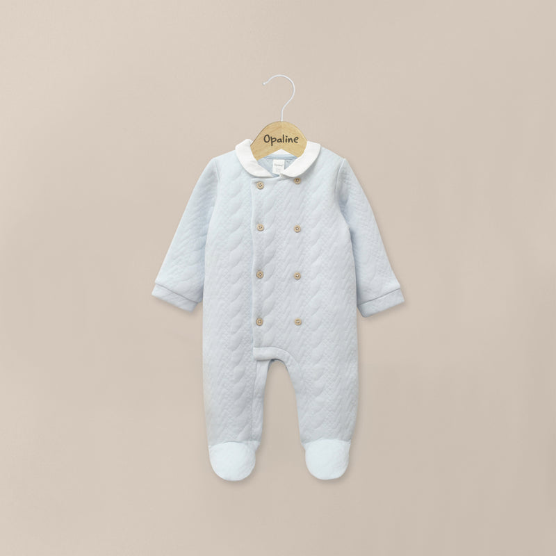 Osito Quilted Celeste Bebé Niño