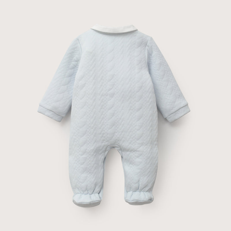 Osito Quilted Celeste Bebé Niño