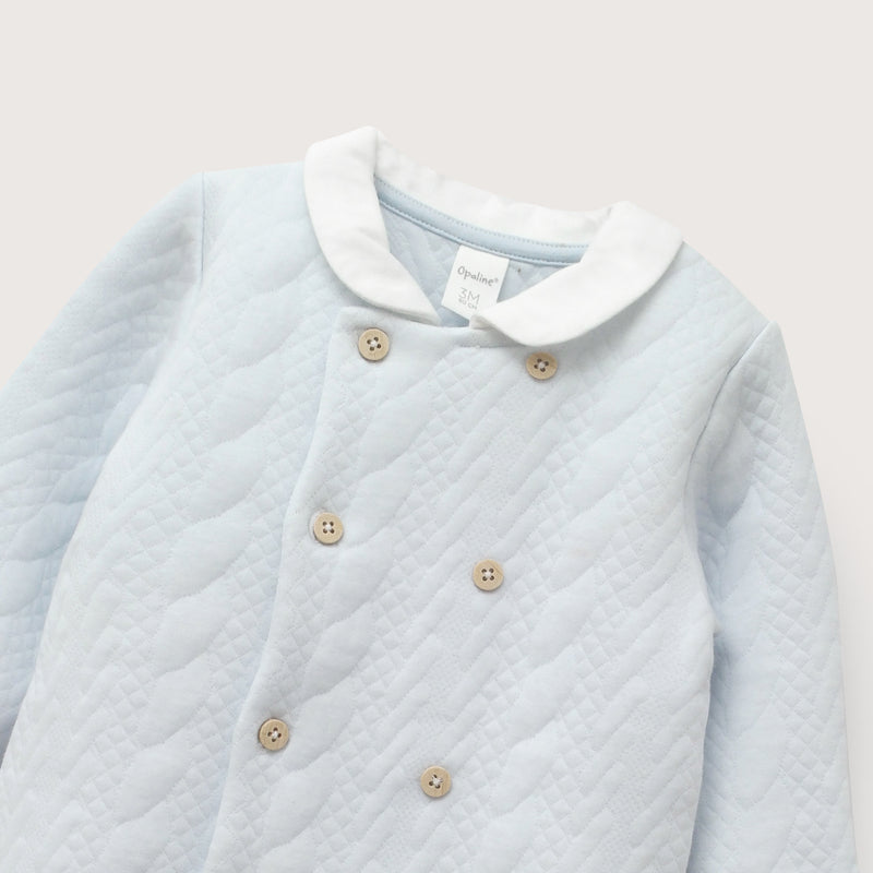 Osito Quilted Celeste Bebé Niño