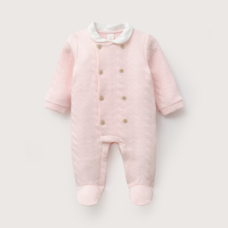 Osito Quilted Rosa Viejo Bebé Niña