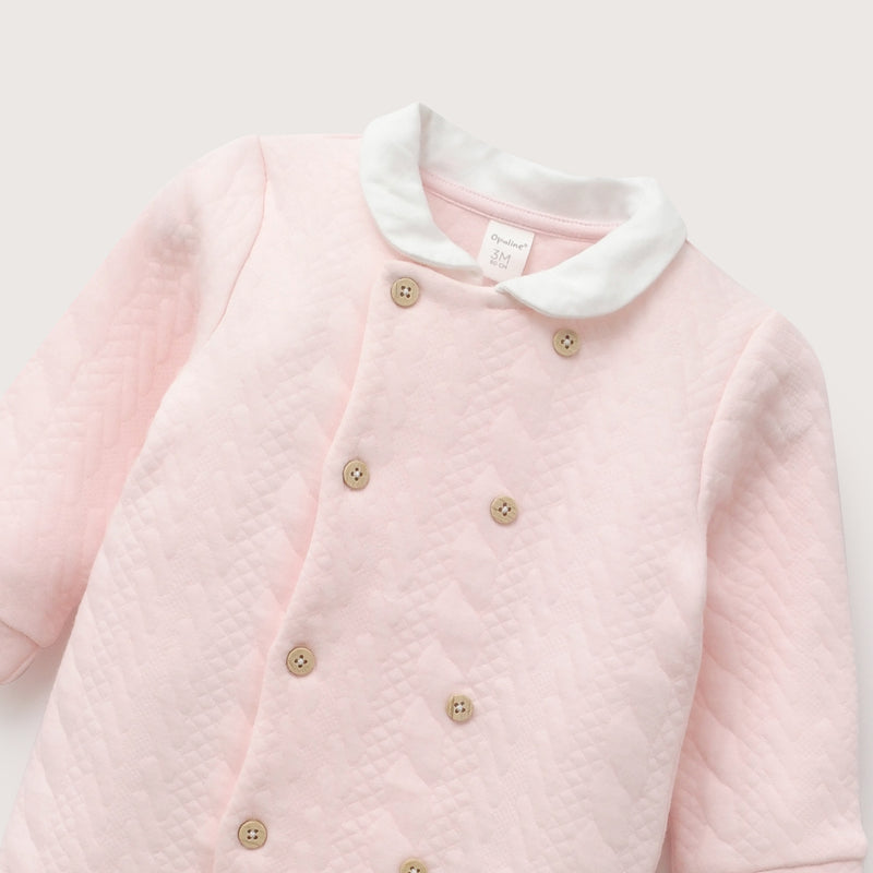Osito Quilted Rosa Viejo Bebé Niña