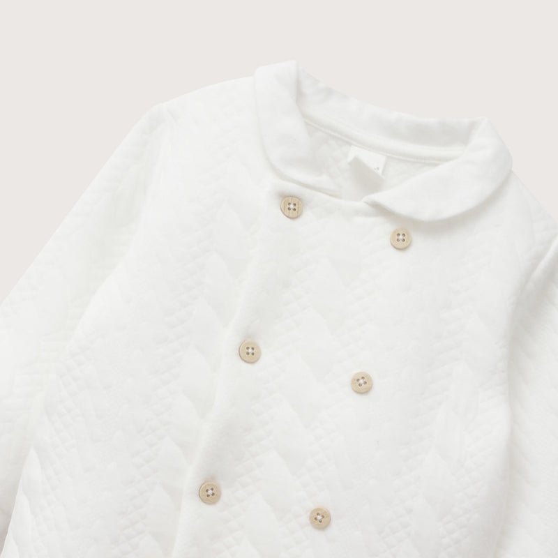 Osito Quilted Blanco Bebé Unisex