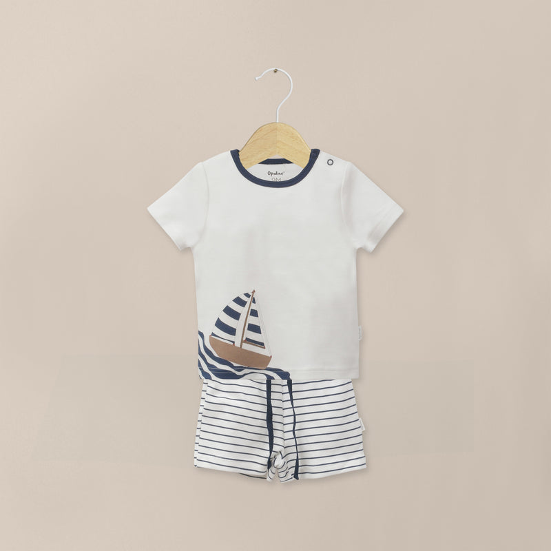 Pijama Dos Piezas Blanco Infant Niño