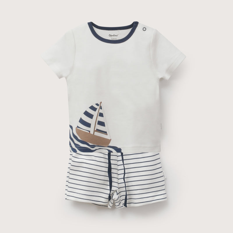 Pijama Dos Piezas Blanco Infant Niño