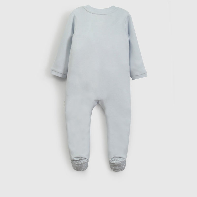 Pijama Celeste Gamusa Oso de Bebé New born 0/3 M a 12/24M