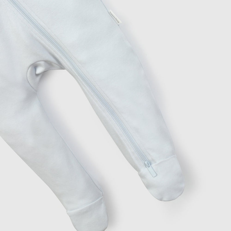 Pijama Celeste Gamusa Oso de Bebé New born 0/3 M a 12/24M