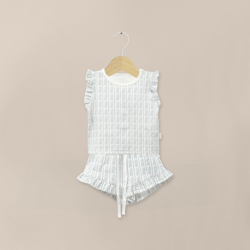 Pijama Manga Corta Celeste Infant Niña