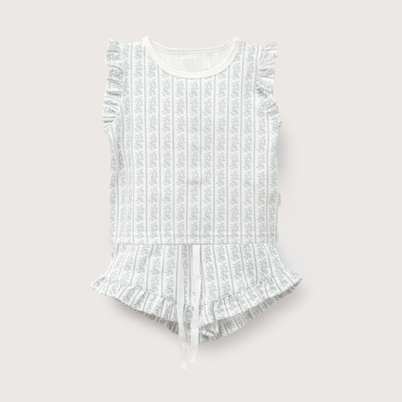 Pijama Manga Corta Celeste Infant Niña