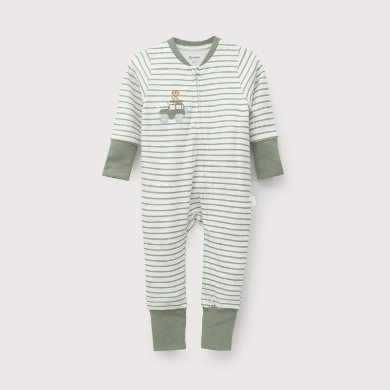 Pijama Rayado Verde Infant Niño