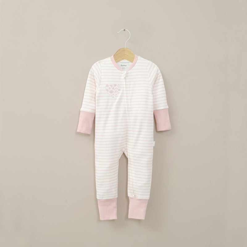 Pijama Rayado Blanco Infant Niña