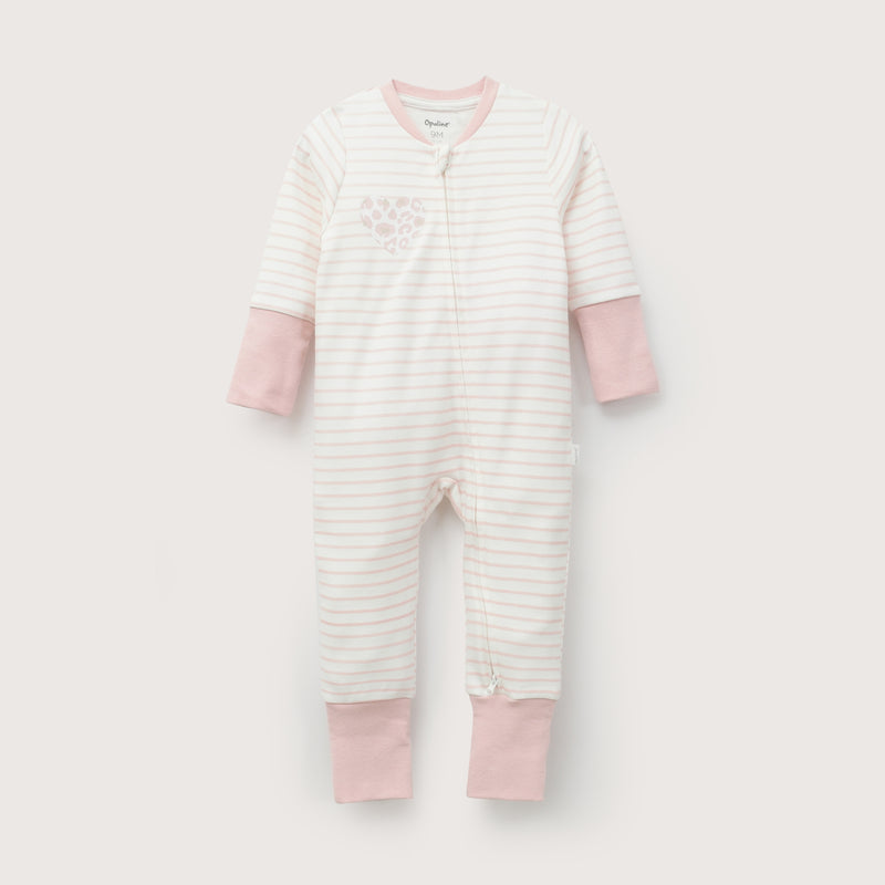 Pijama Rayado Blanco Infant Niña