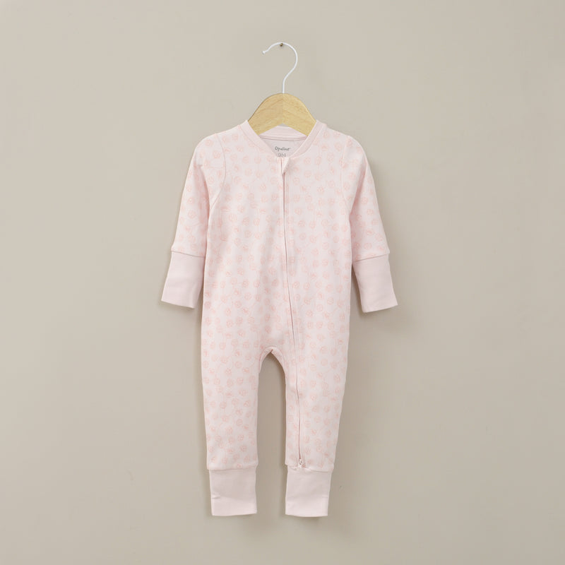 Pijama Rosado Diseño Flor Infant Niña