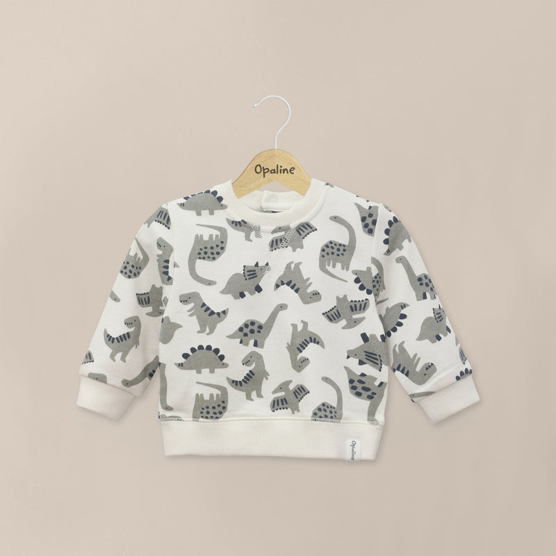 Poleron Estampado Beige Infant Niño