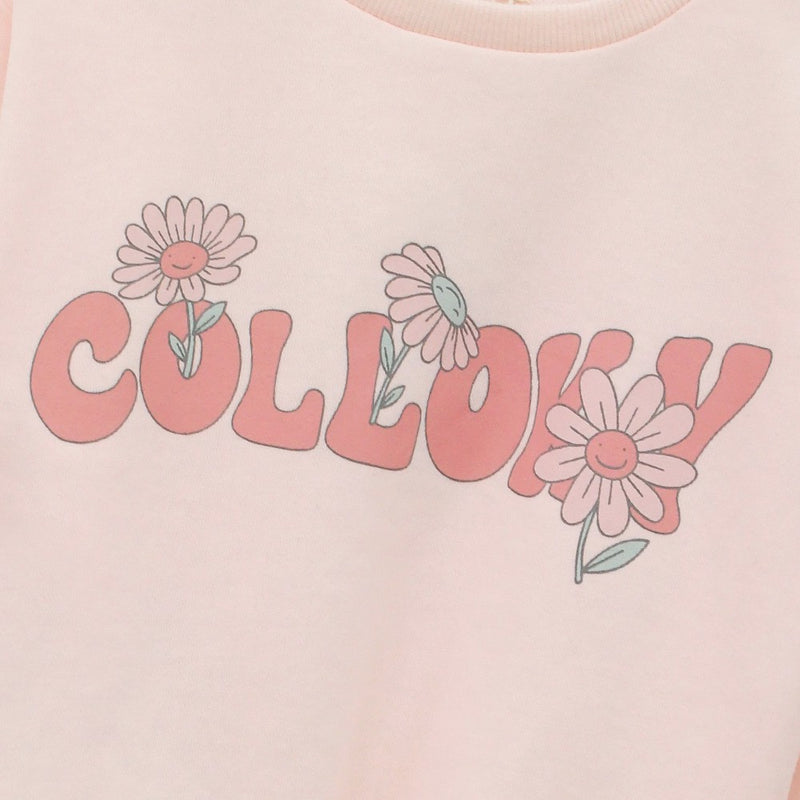 Poleron colloky niña rosado claro 6/9m a 4-5A
