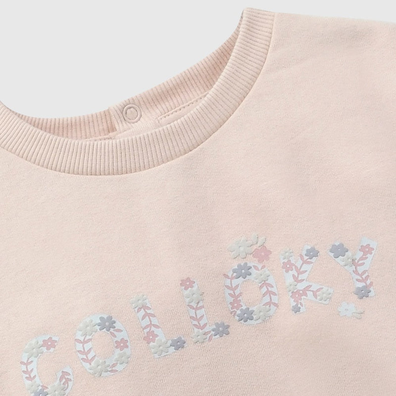 Poleron colloky niña rosa viejo 6-9M a 4-5A