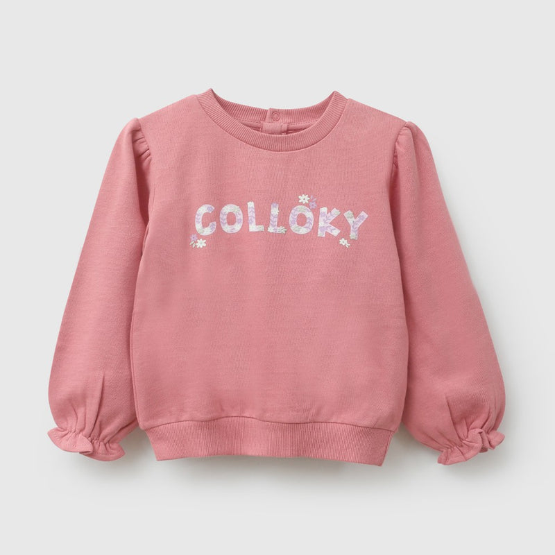 Poleron colloky niña rosado 6-9M a 4-5A