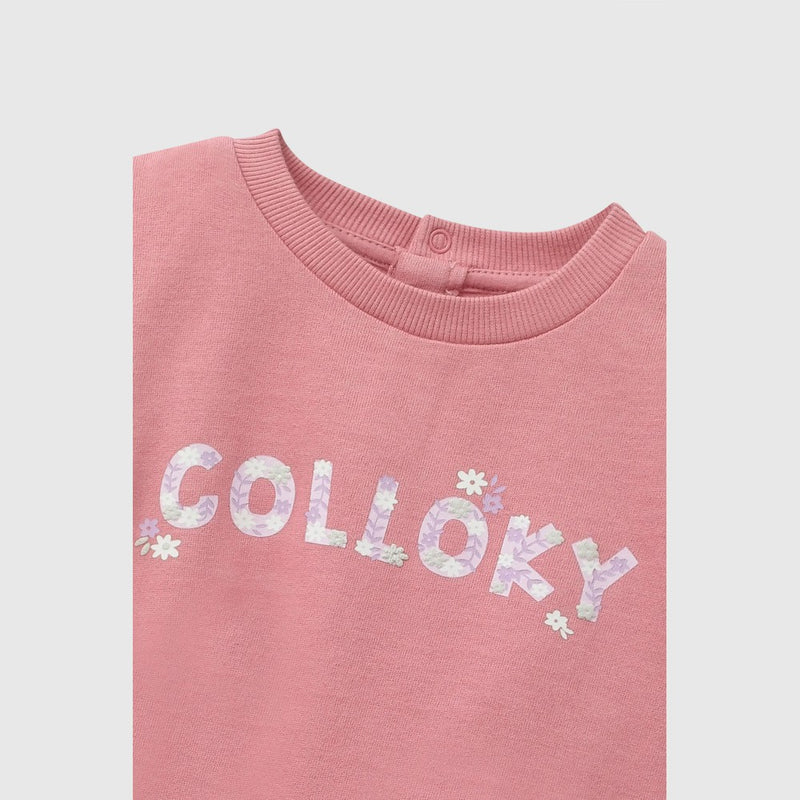 Poleron colloky niña rosado 6-9M a 4-5A