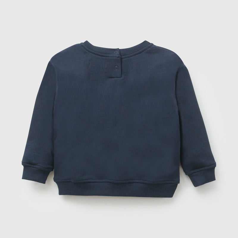Poleron colloky niño azul marino 6-9M a 4-5A