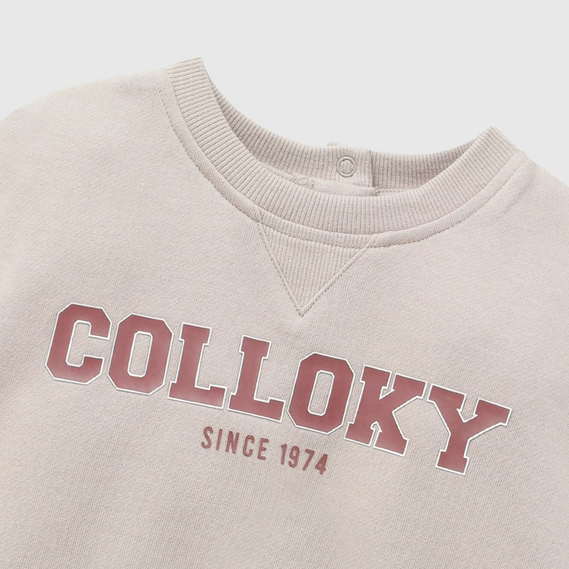 Poleron colloky niño cafe 6-9M a 4-5A