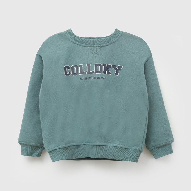Poleron colloky niño verde 6-9M a 4-5A