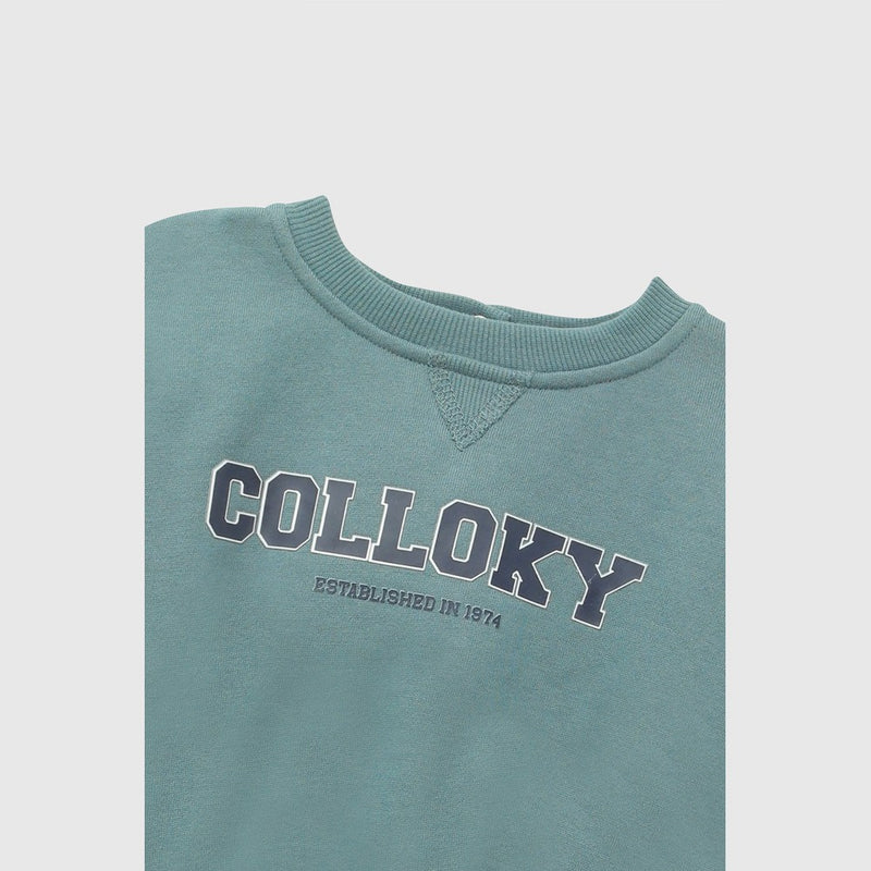 Poleron colloky niño verde 6-9M a 4-5A