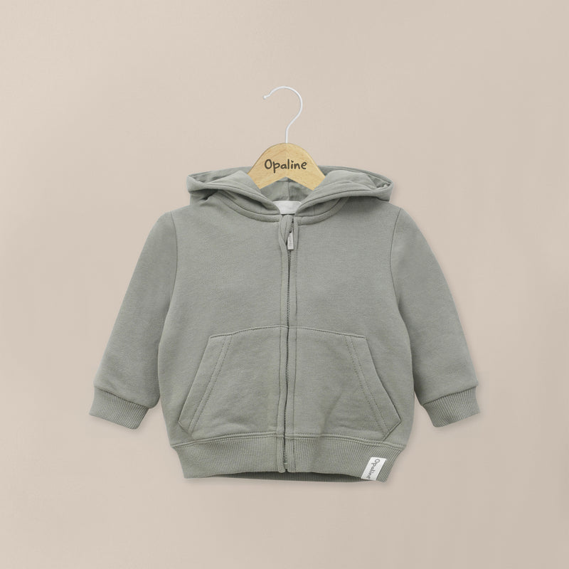 Poleron Con Cierre Verde Infant Niño