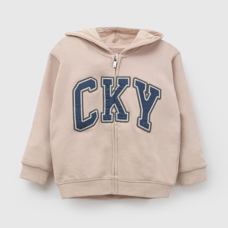 Poleron cky niño beige 6-9M a 4-5A