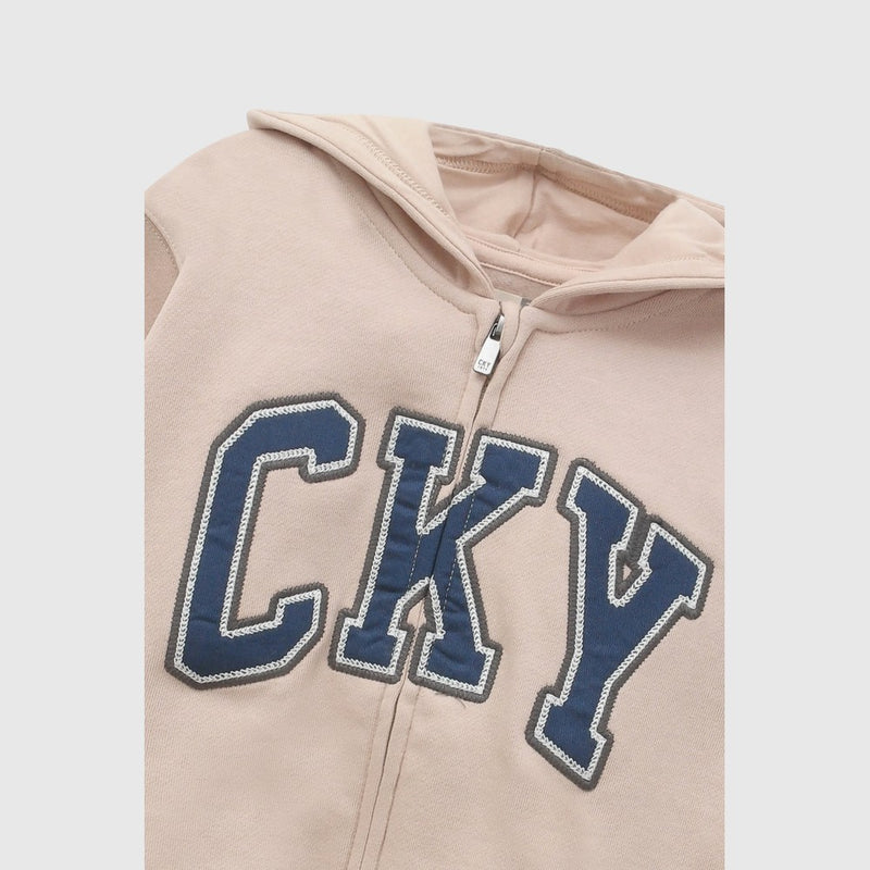 Poleron cky niño beige 6-9M a 4-5A