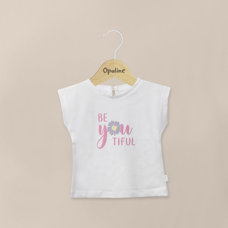 Polera Básica Blanca Infant Niña