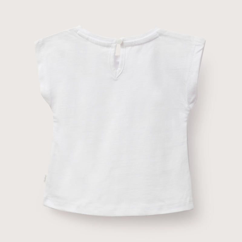 Polera Básica Blanca Infant Niña