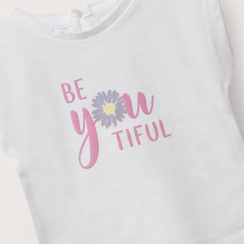 Polera Básica Blanca Infant Niña