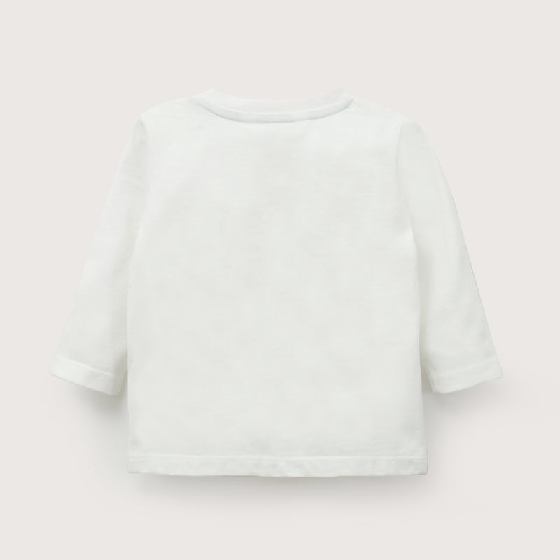 Polera Estampada Blanca Infant Niño