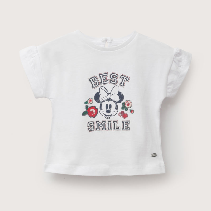 Polera Blanca Disney Infant Niña
