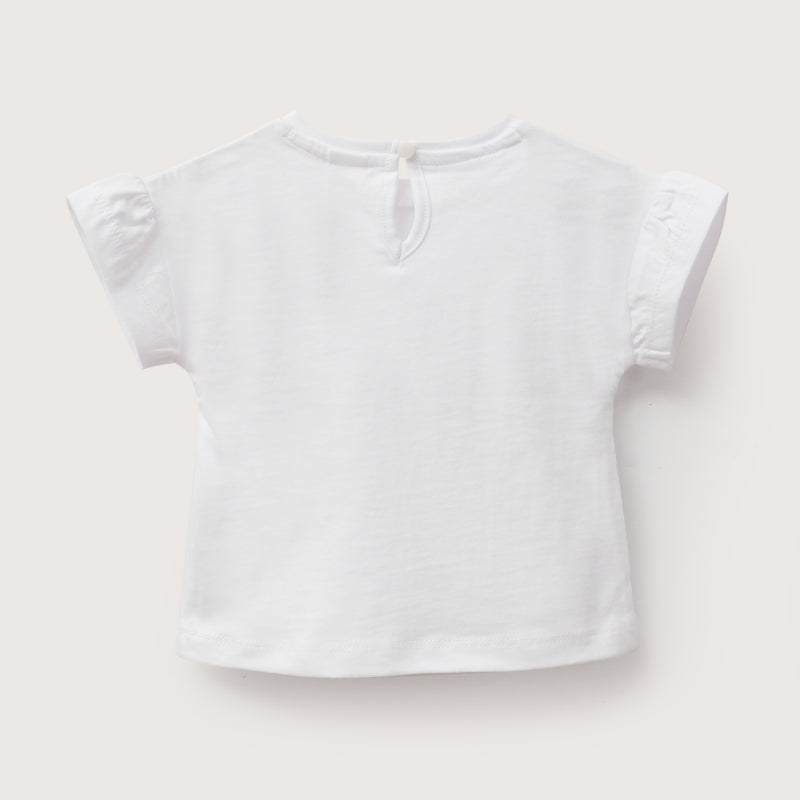 Polera Blanca Disney Infant Niña